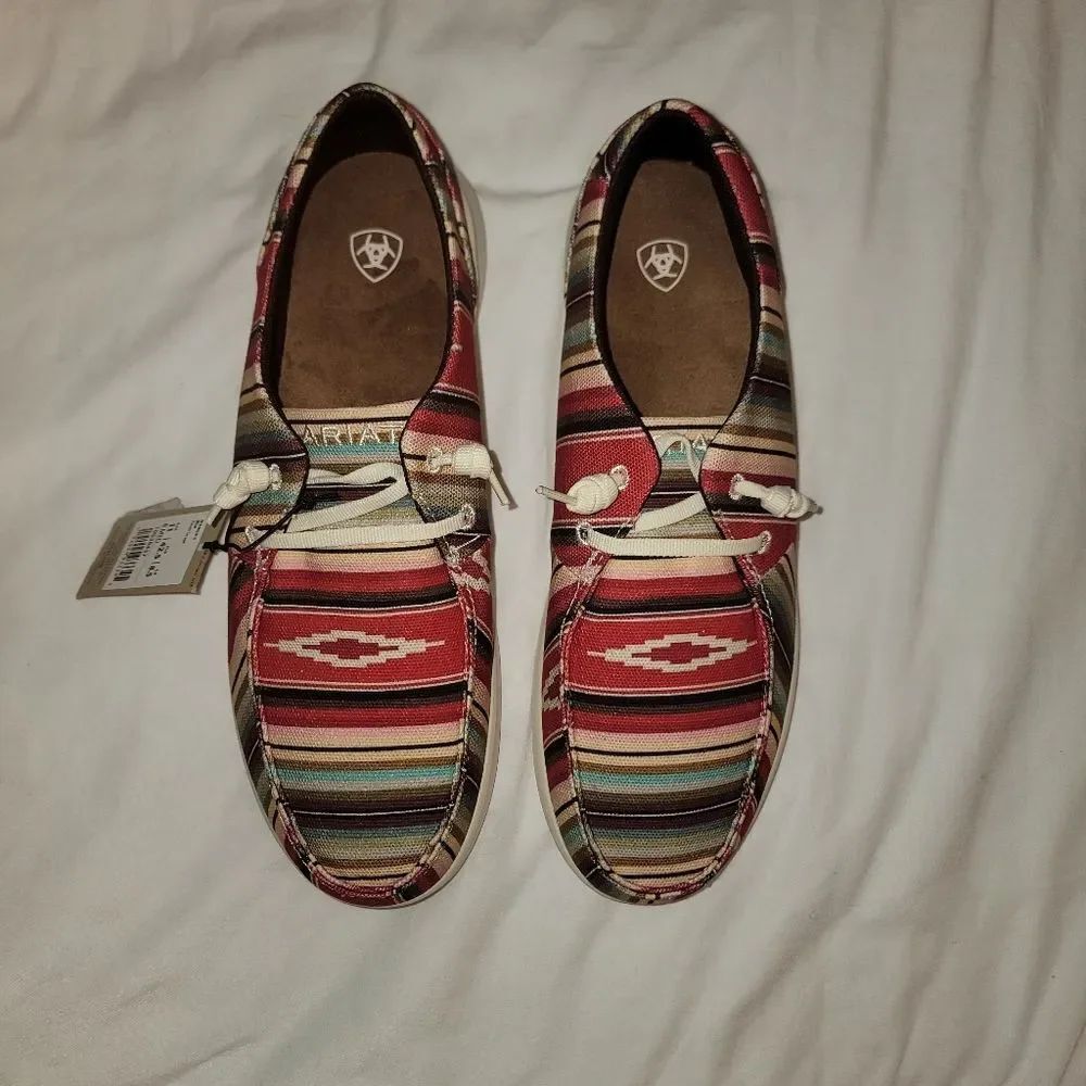 🆕️🤠Ariat: Women’s Hilo Pastel Serape Shoe, Sz 11 - Picture 5 of 11